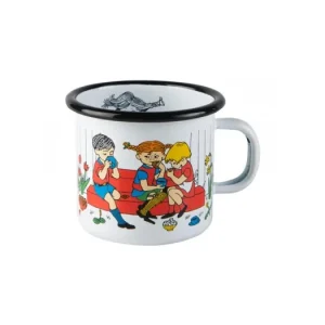 Smaltovaný plecháčik Cup of Coffee biely, 2,5 dl Cenový Hit