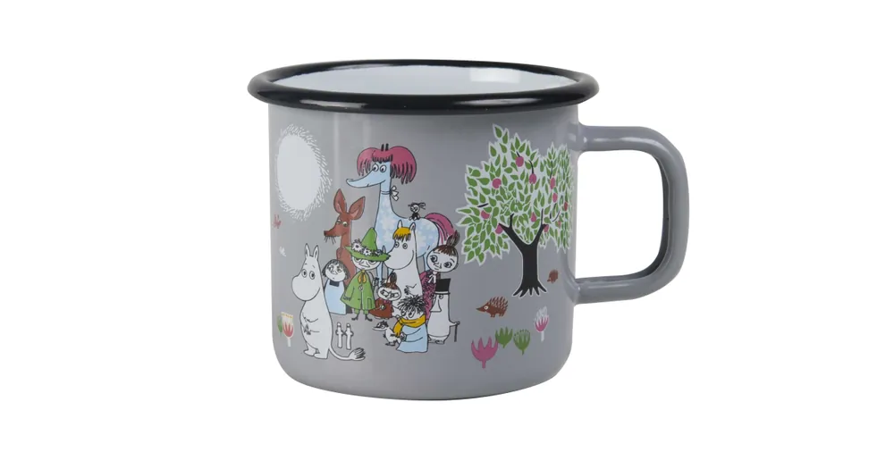Smaltovaný plecháček Moomin Garden 3,7 dl Sezónní Sleva