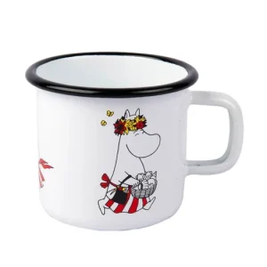Vysoce Kvalitní Smaltovaný plecháčik Moomin Mamma 3,7 dl
