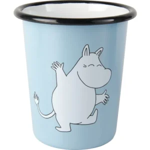 Smaltovaný plecháčik Moomin modrý, 4 dl Cenově Výhodný