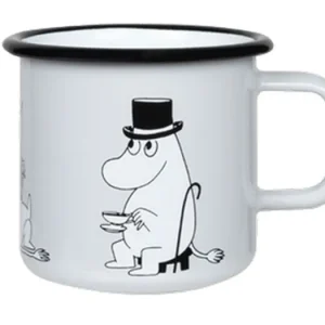 Smaltovaný plecháček Moominpappa Grey 3,7 dl Aktuální