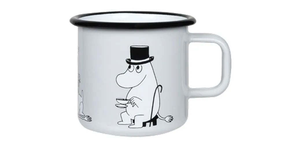 Speciální Cena Smaltovaný plecháčik Moominpappa Grey 3,7 dl