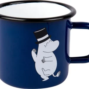 Smaltovaný plecháčik Moominpappa modrý, 3,7 dl Dokud Zásoby Vydrží