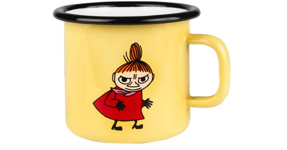 Smaltovaný plecháčik Retro Little My 2,5 dl Značkový