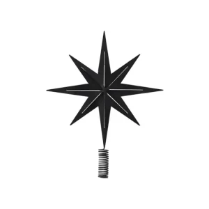 Špička na vánoční stromeček Top Star Black Novinka