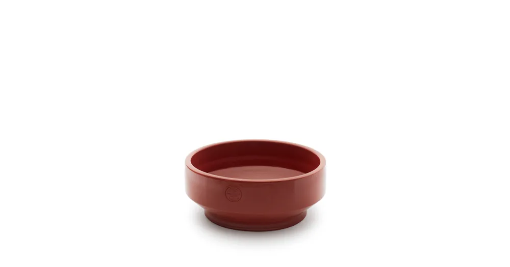 Venkovní květináč Edge Pot Burned Red XL Low Sezónní Sleva