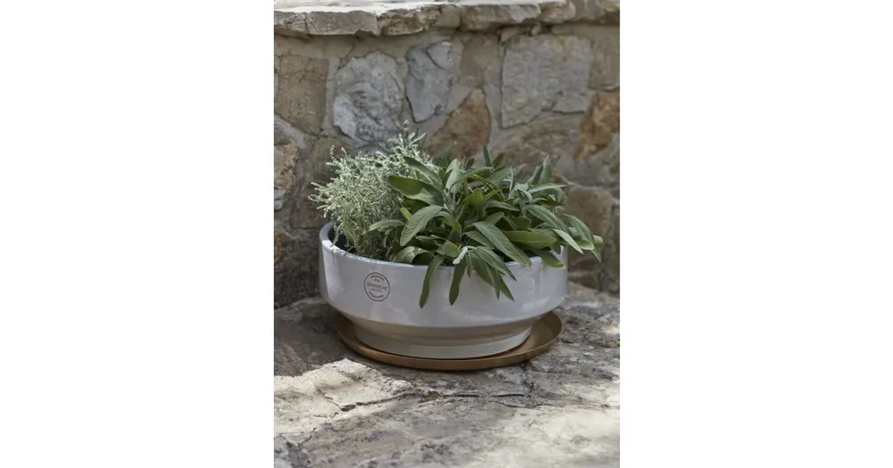 Kup Teď Vonkajší kvetináč Edge Pot Light Grey XL Low