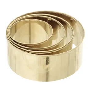 Vykrajovače na sušienky Gold Circles - set 4 ks Nejlepší Cena