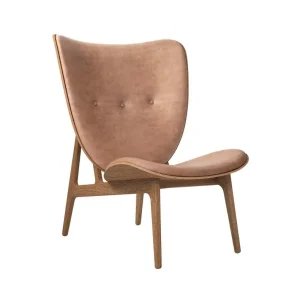 Křeslo Elephant, smoked oak / Dunes Leather - Camel 21004 Vysoce Kvalitní