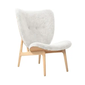Cenová Bomba Křeslo Elephant, natural oak / Sheepskin - Off White