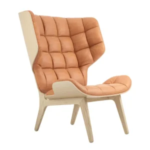 Křeslo Mammoth, natural oak / Dunes Leather - Cognac 21000 Ihned K Objednání