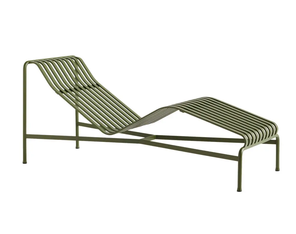Lehátko Palissade Chaise Longue, olive Sezónní Sleva