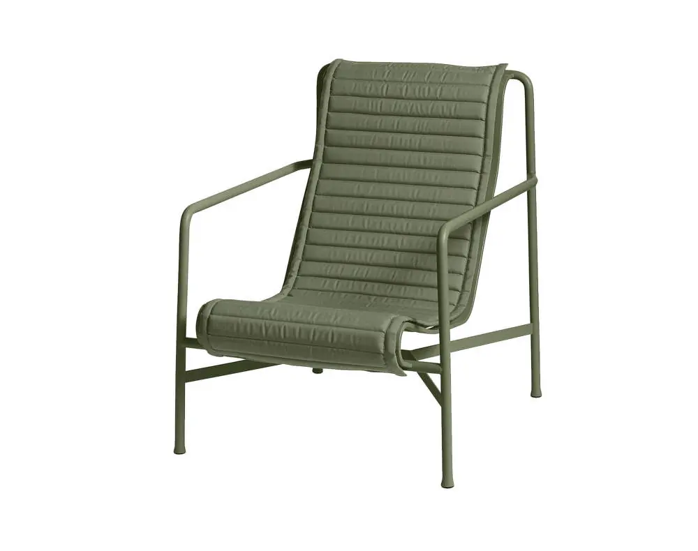 Akce Textilní podsedák Palissade Lounge Chair High quilted cushion, olive