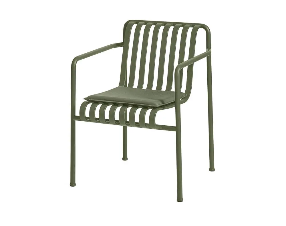 Levný Textilní podsedák Palissade Dining Armchair seat cushion, olive