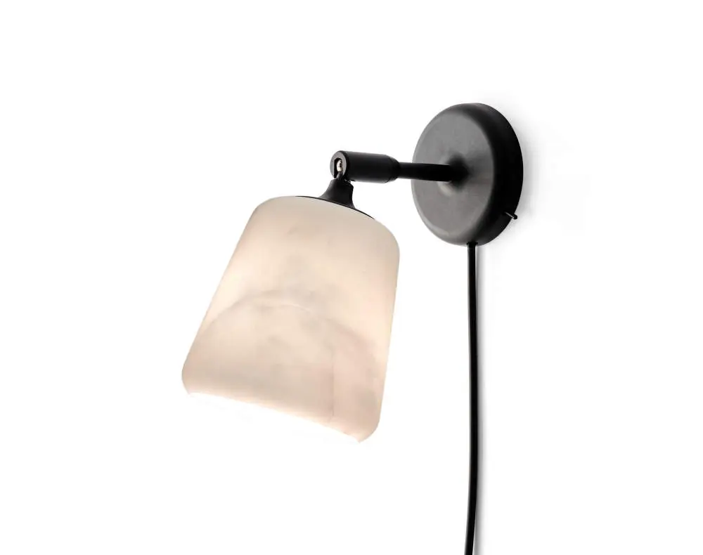 Nástěnná lampa Material Wall Lamp, the black sheep - white marble Dokud Zásoby Vydrží