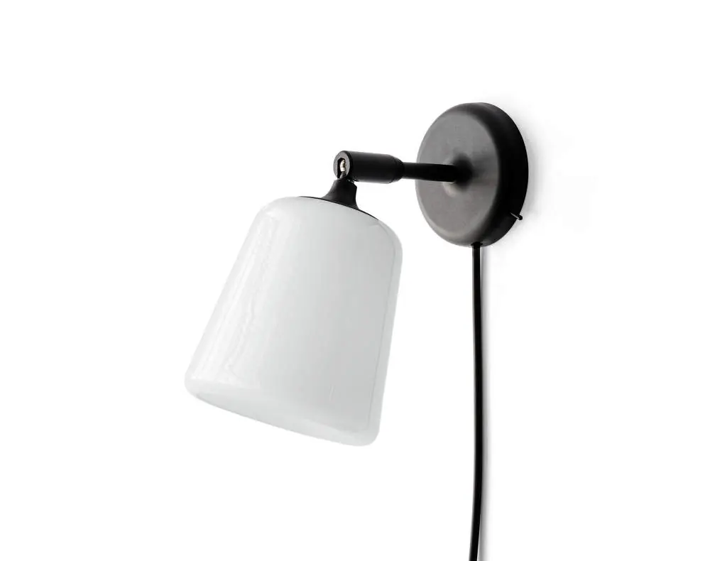 Dokud Zásoby Vydrží Nástěnná lampa Material Wall Lamp, white opal glass