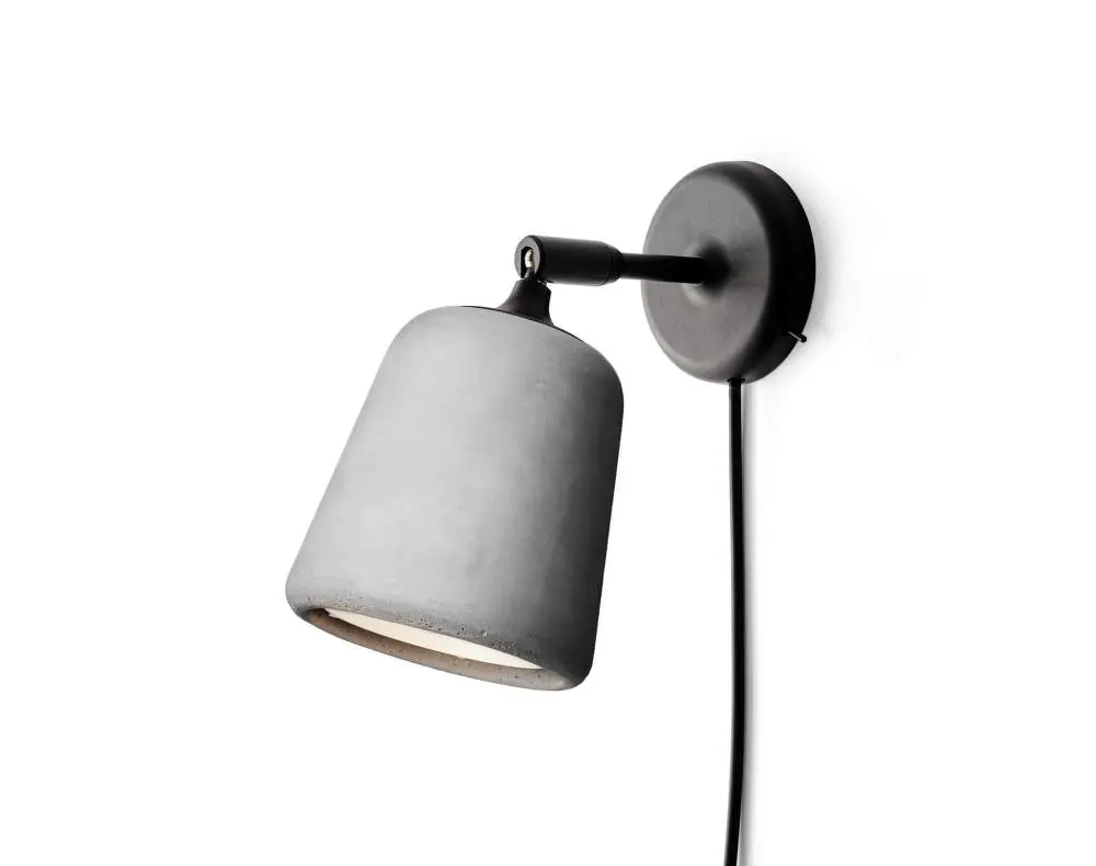 Nástěnná lampa Material Wall Lamp, light grey concrete Finální Výprodej