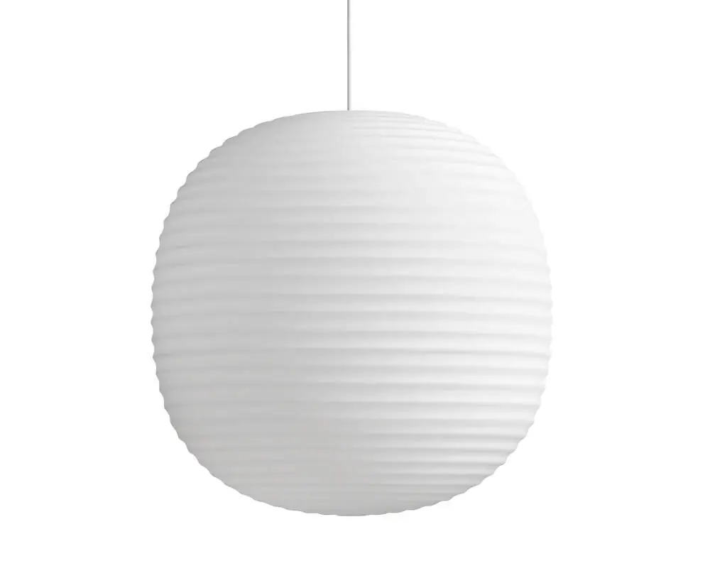 Levný Závěsné svítidlo Lantern Pendant, Large, Frosted White Opal Glass