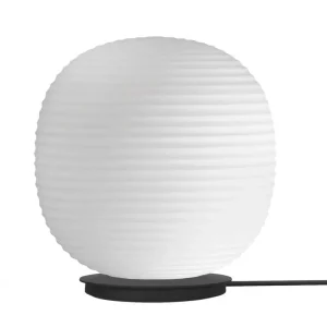 Akce Stojací lampa Lantern Globe Floor Lamp, Large, Frosted White Opal Glass