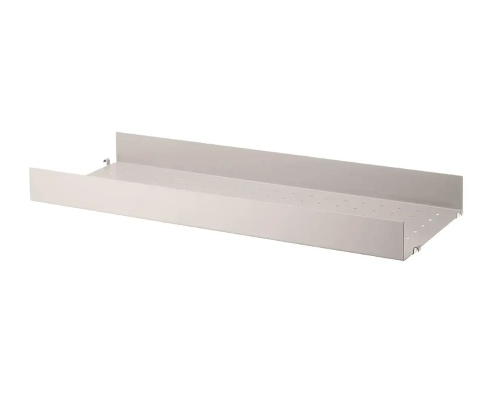 Police String Metal Shelf High Edge 78 x 30, beige Značkový