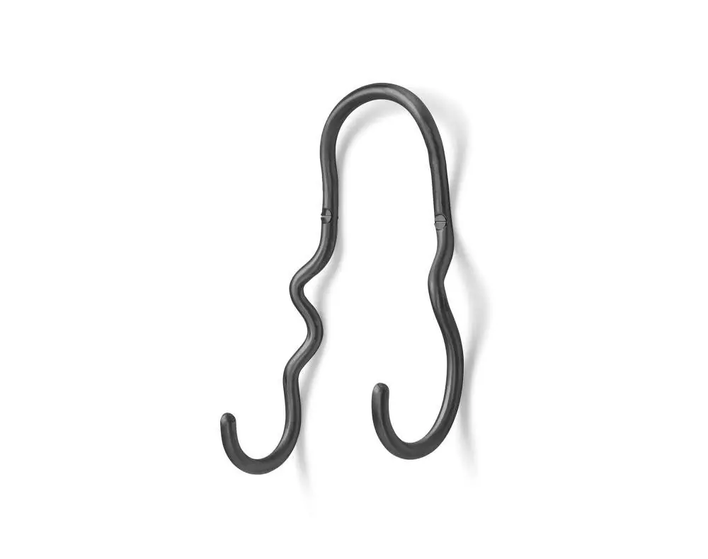 Finální Výprodej Dvojháček Curvature Double Hook, black brass