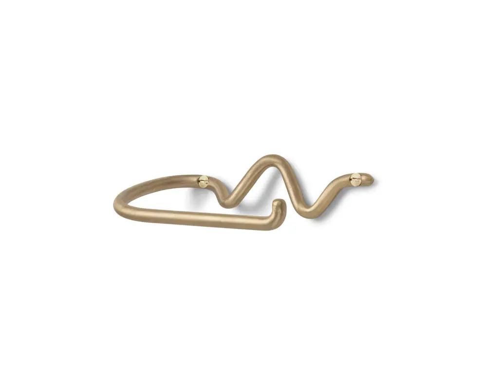 Držák na toaletní papír Curvature, brass Bezpečná Platba