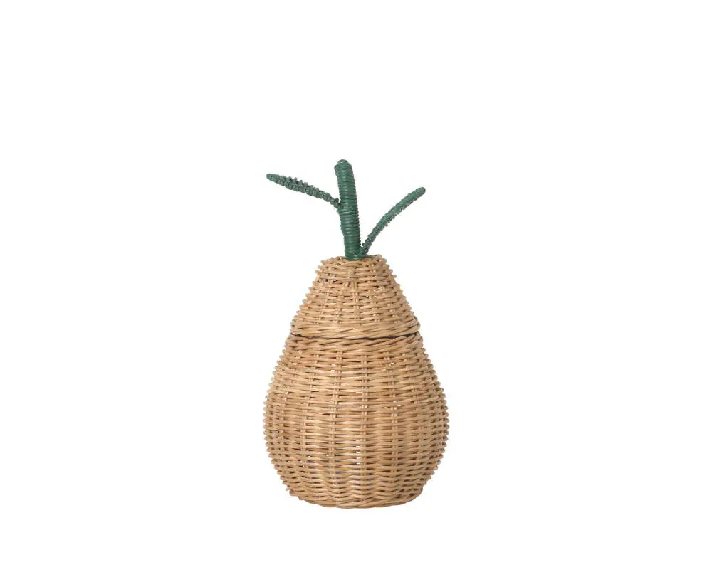Jen Po Omezenou Doba Úložný koš Braided Pear Small, natural