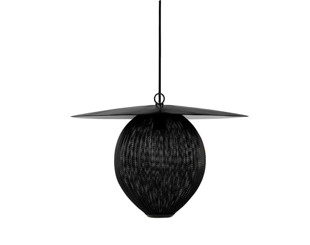 Hit Sezóny Závěsná lampa Satellite Ø 22, soft black