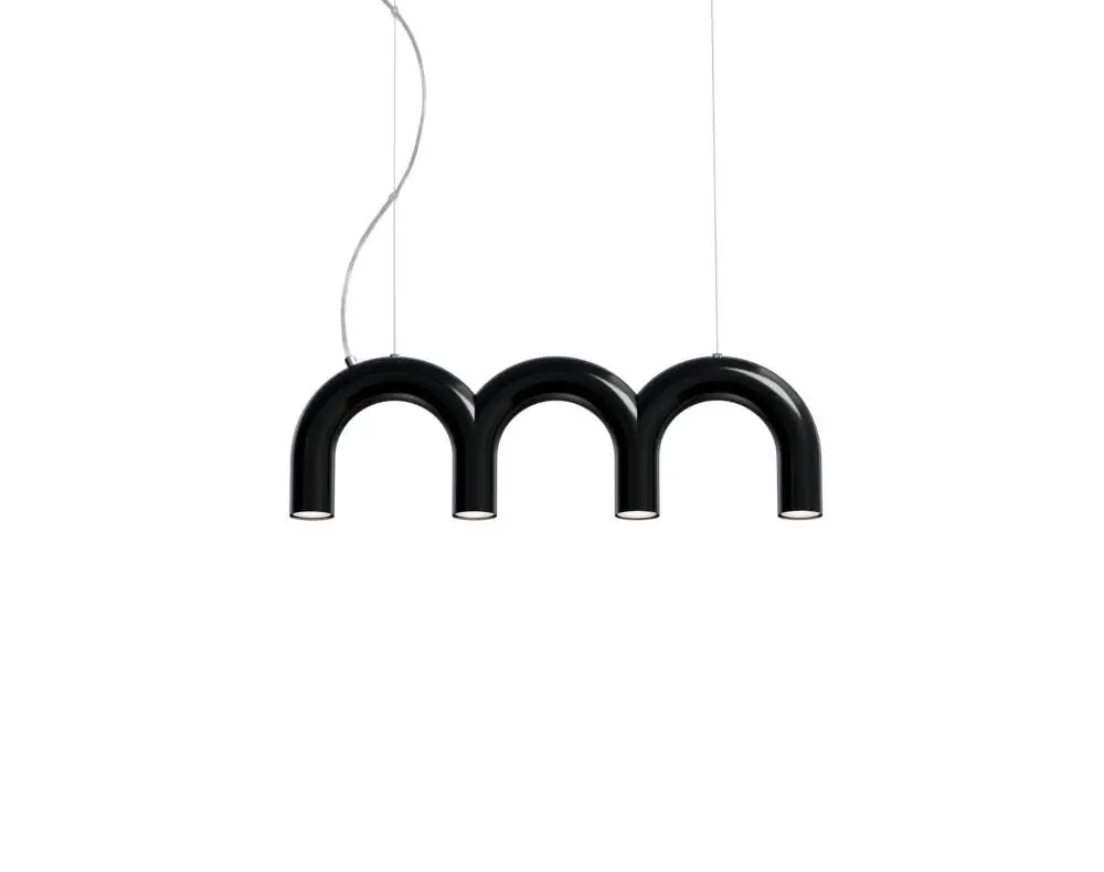 Novinka Závěsné svítidlo Arch Triplette, black