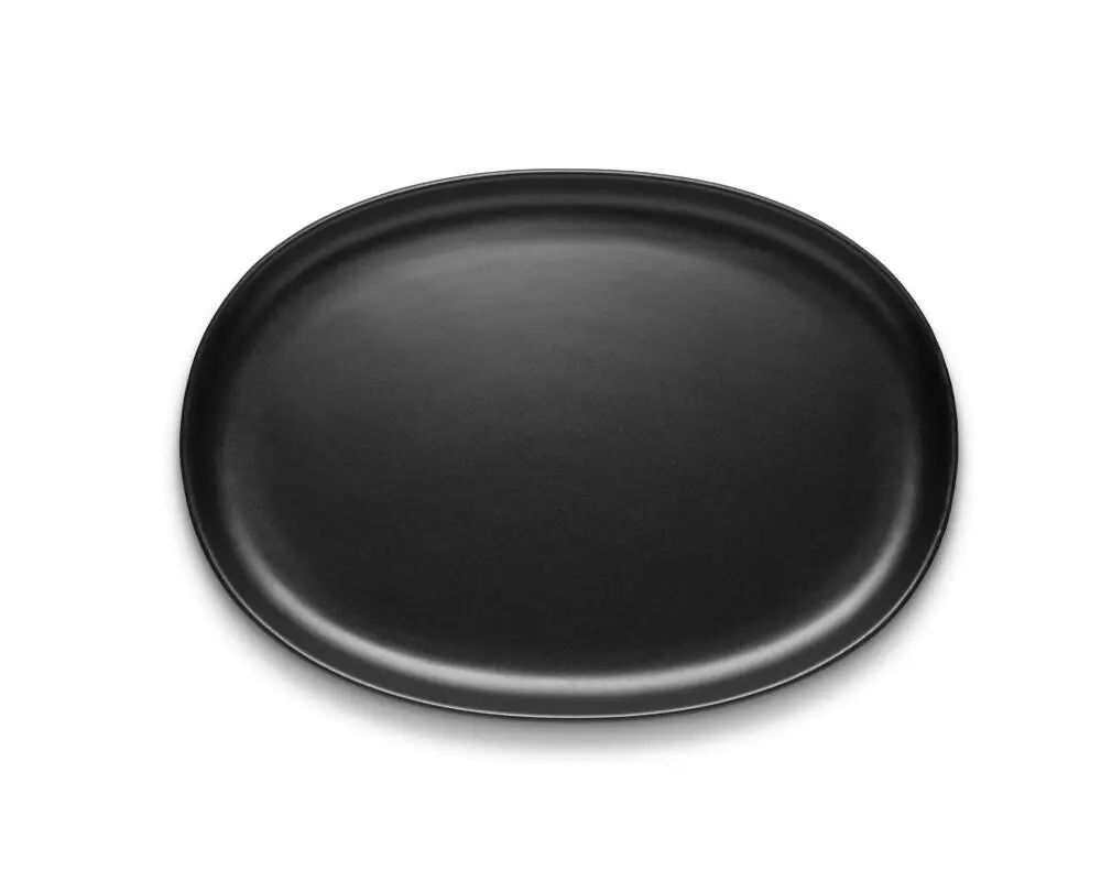 Rychlé Dodání Oválný talíř Nordic Kitchen Oval Plate 26 cm, black