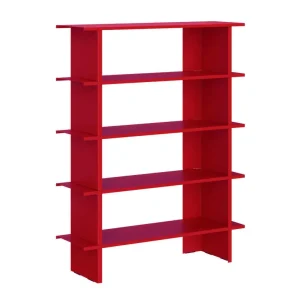 Policový regál Hes Bookcase, tomato red Originální