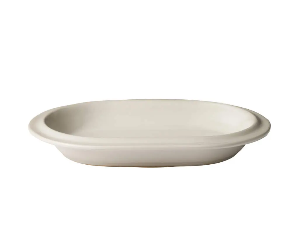 Rychlé Dodání Mísa Edge Bowl Ecru Stoneware, 21x30 cm