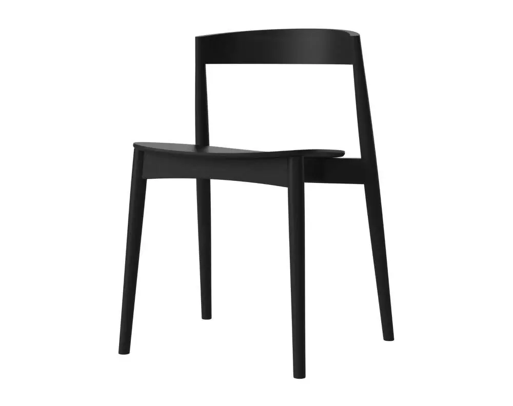 Nejlepší Volba Jídelní židle Kite, black lacquered oak