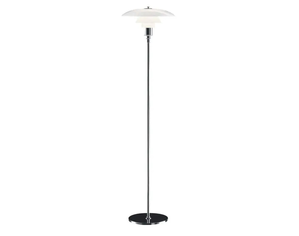 Pouze Dnes Stojací lampa PH 3½-2½, high lustre chrome plated
