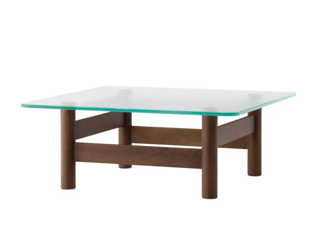 Nová Kolekce Konferenční stolek Brasilia Lounge Table, dark stained oak
