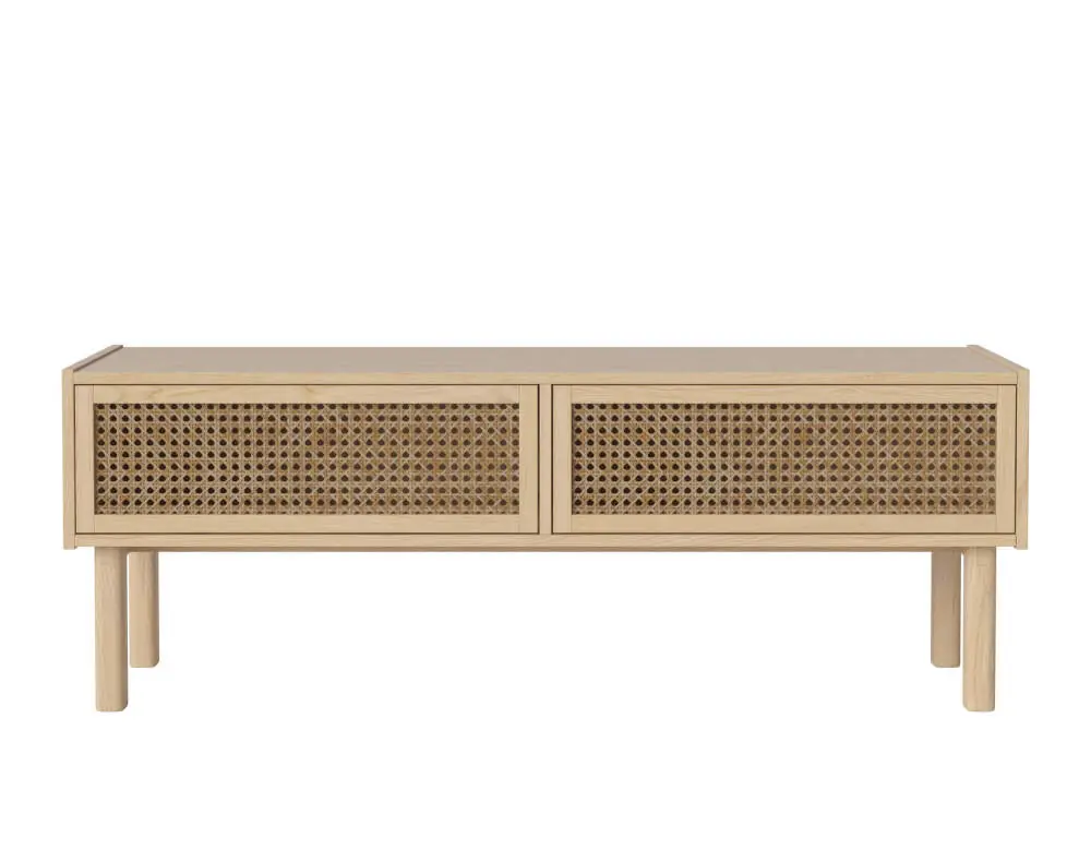 Tovární Cena Komoda Cana HiFi, white oiled oak