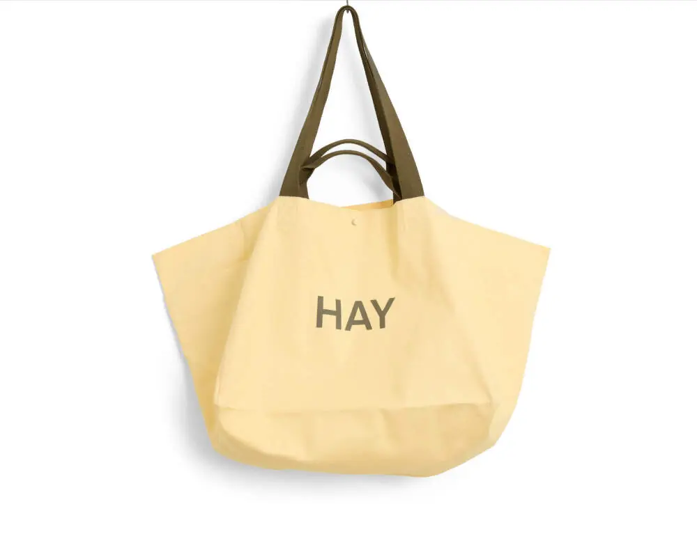 Plátěná taška Weekend Bag Large, soft yellow Poslední Šance