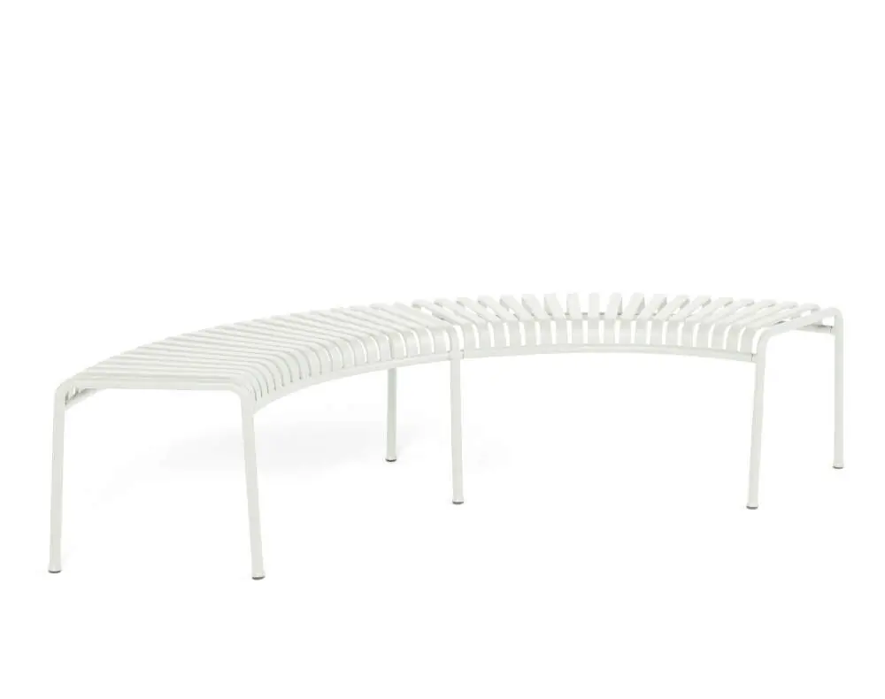Víkendová Akce Lavička Palissade Park Bench set of 2, cream white