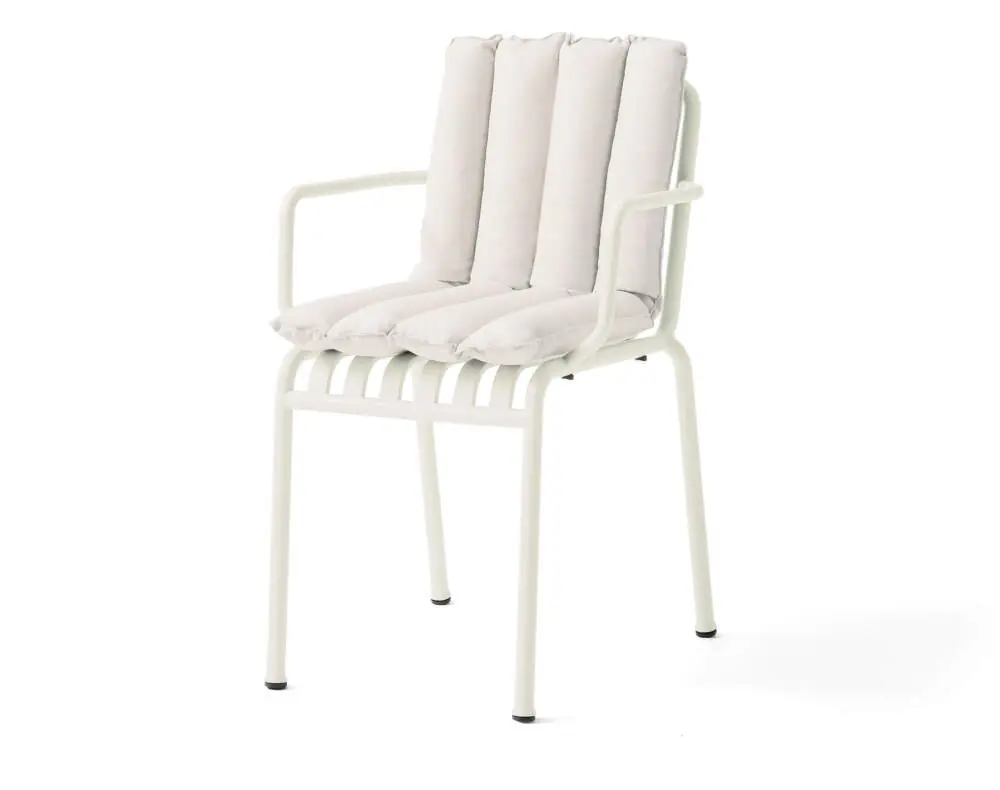 Prošívaný podsedák Palissade Chair and Armchair Soft Quilted Cushion, cream white Sezónní Sleva