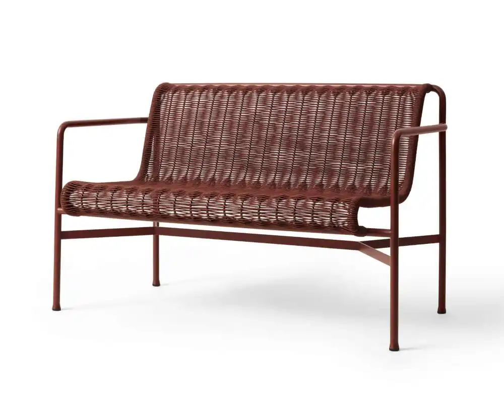 Nejprodávanější Lavička Palissade Cord Dining Bench, iron red
