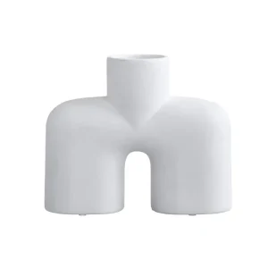 Váza Cobra Uno Medio, bone white Pouze Dnes
