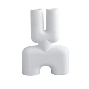 Váza Cobra Double Medio, bone white Jen Po Omezenou Doba