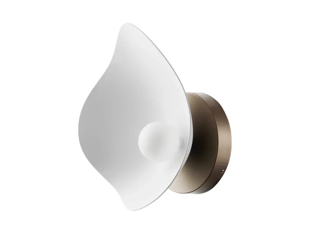 Top Prodej Nástěnná lampa Florii 1, dark bronze/white