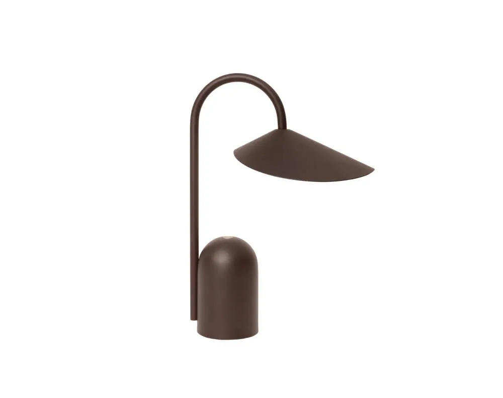 Přenosná lampa Arum, dark chocolate Pouze Dnes