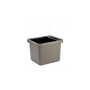 Aktuální Samozavlažovací truhlík PLASTIA BERBERIS UNO 45x39x35 taupe