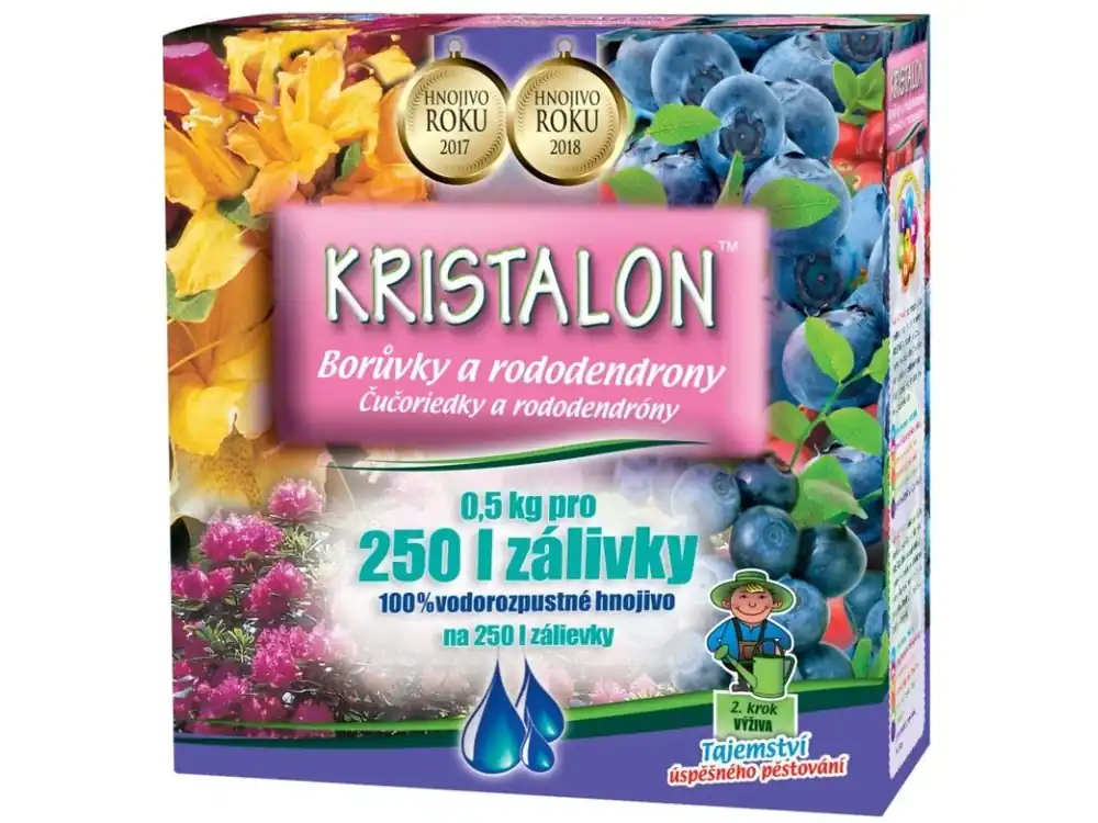 KRISTALON Borůvky a rododendrony 0,5 kg Bezpečná Platba