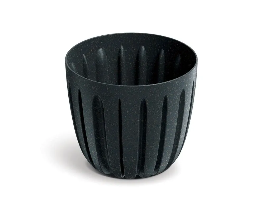 Omezená Nabídka Květináč WARIO ECO WOOD 16,8 cm - barva antracit eco - M