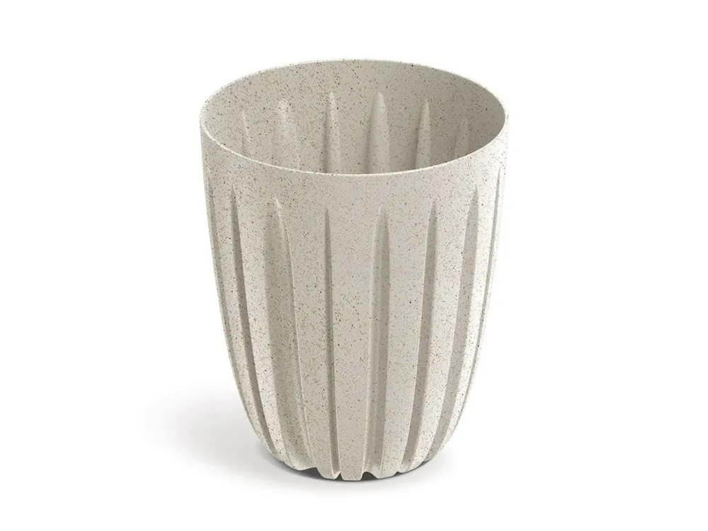 Vrácení Zdarma Květináč WARIO ECO WOOD 23,6 cm - barva bílá ECO - S