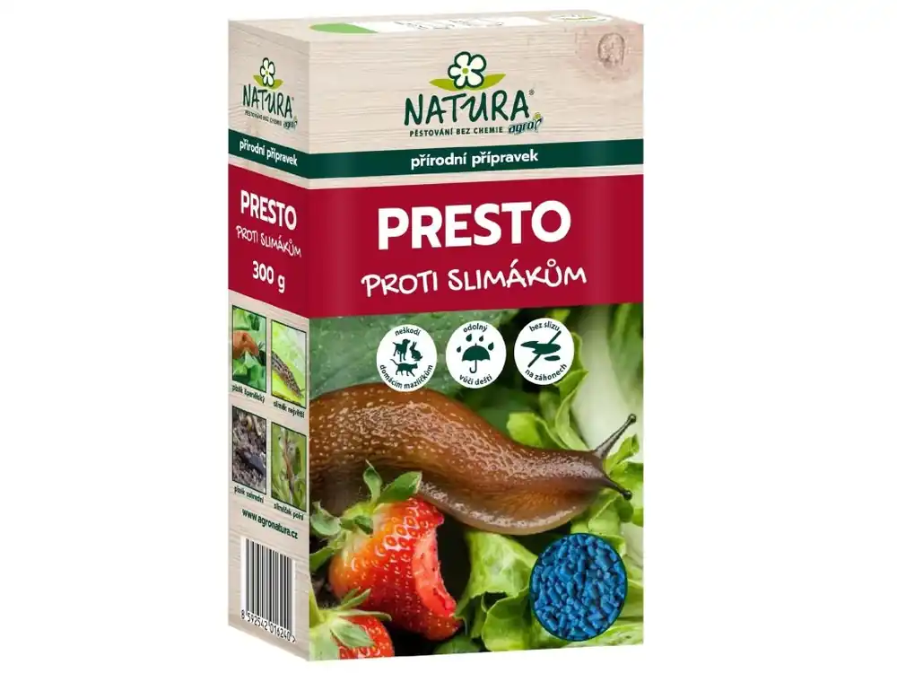Finální Výprodej PRESTO 300 g Přírodní přípravek na slimáky a plzáky