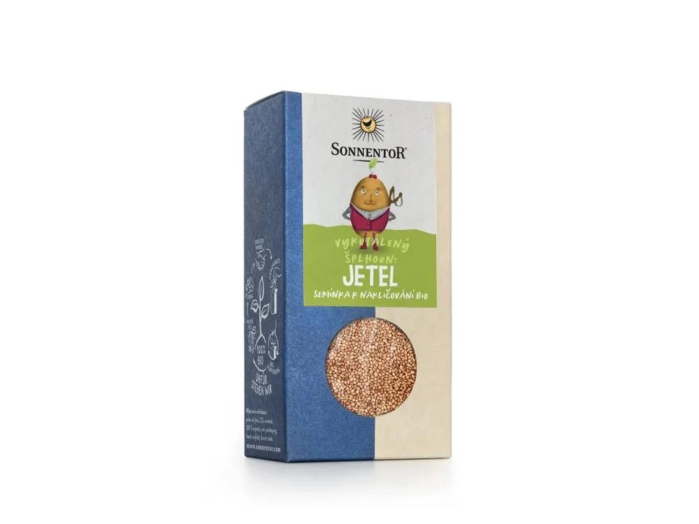 Značkový Sonnentor Jetel bio 120 g